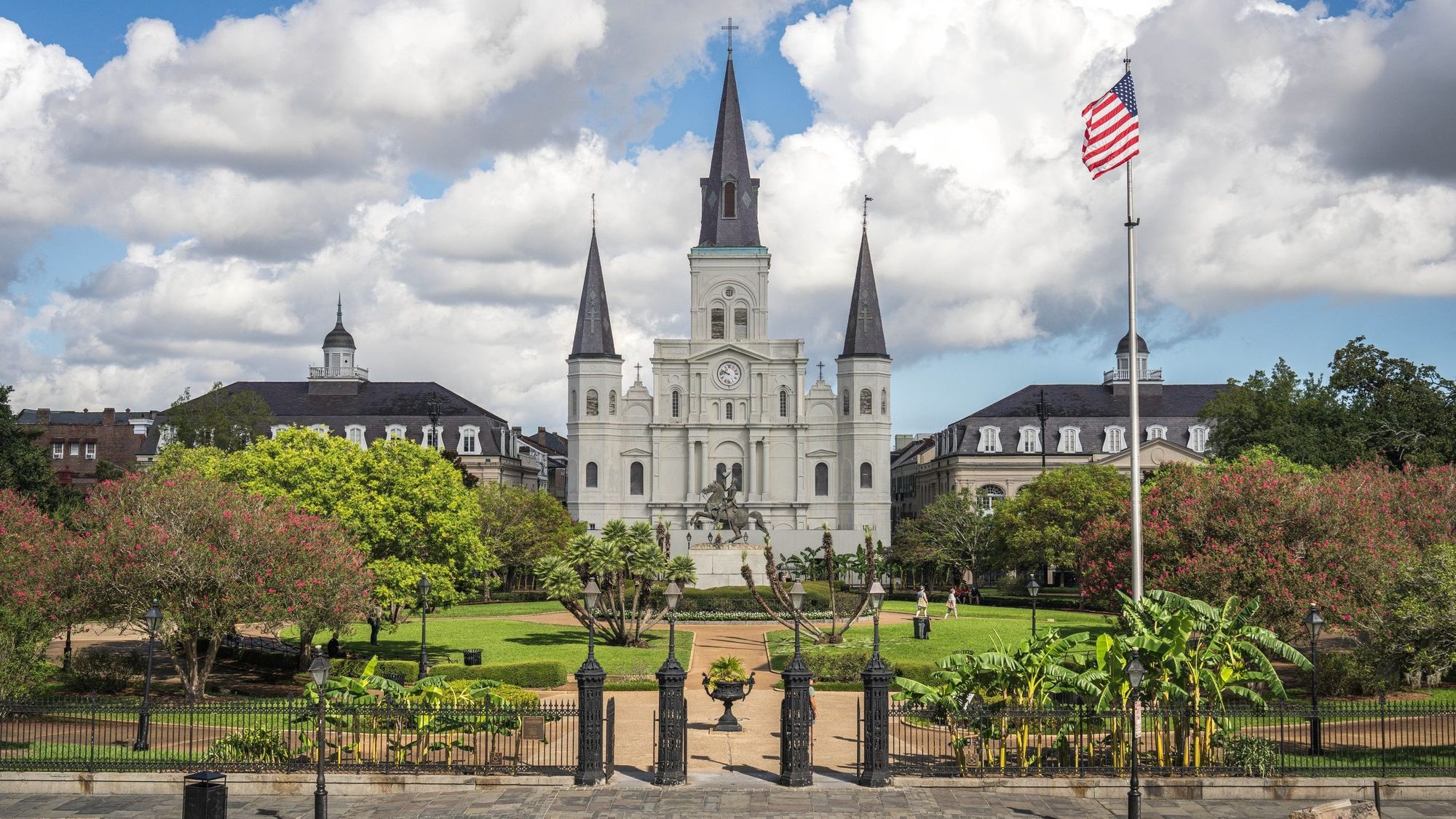 St. Louis Cathedral above Jackson Square, New Orleans